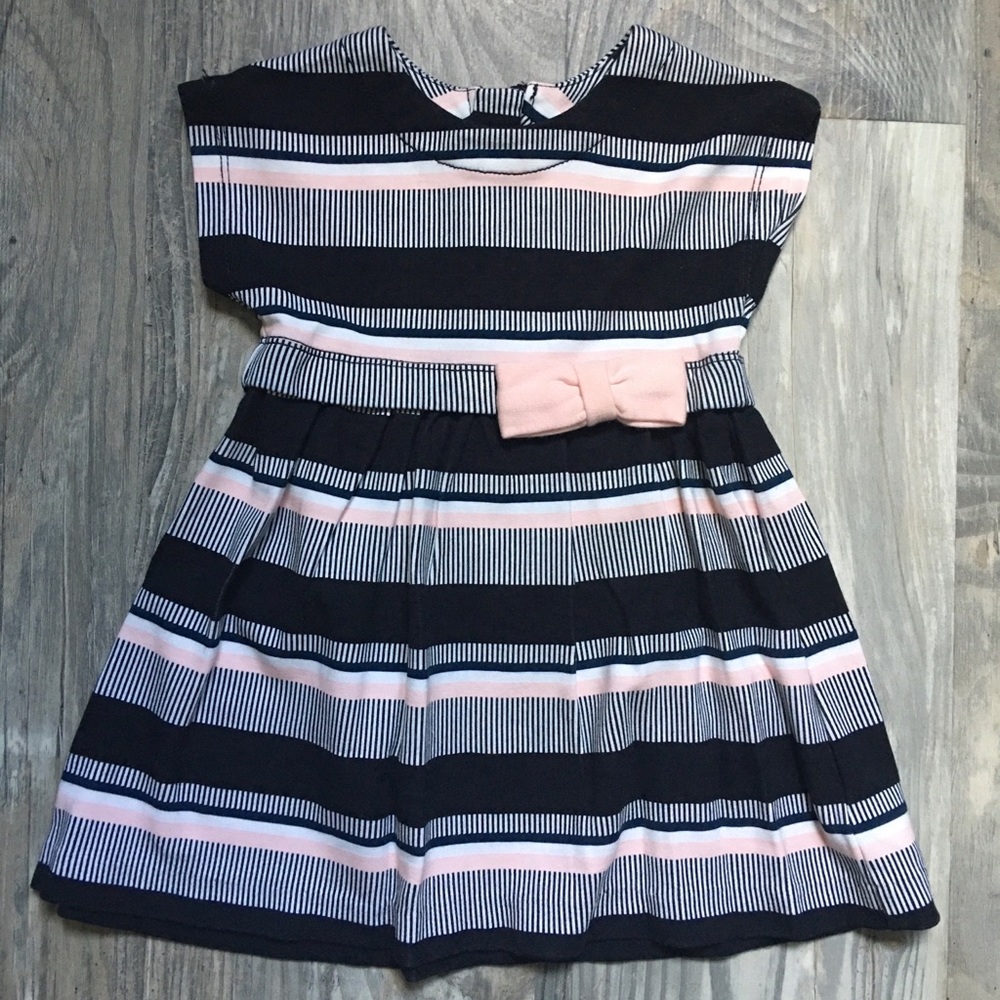 Kate Spade striped baby girl dress 12 mo